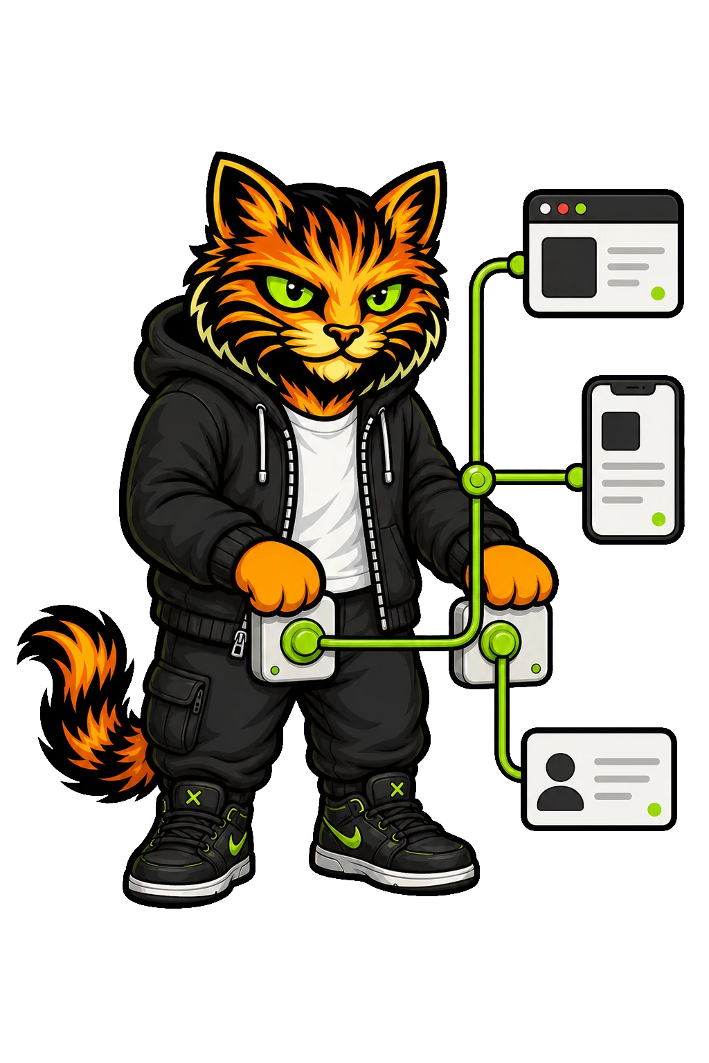 NERD-CAT operating the system signal
